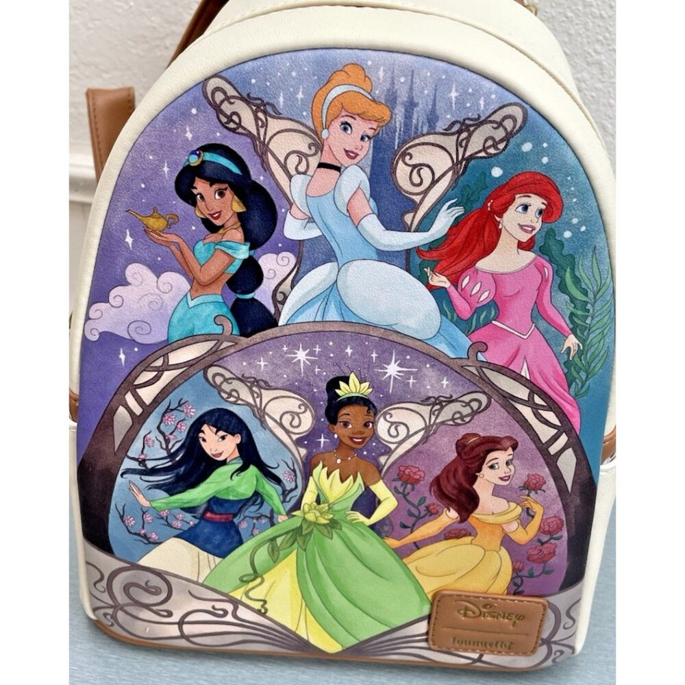 Loungefly Disney Princesses Mini Backpack NWT - Picture 15 of 16